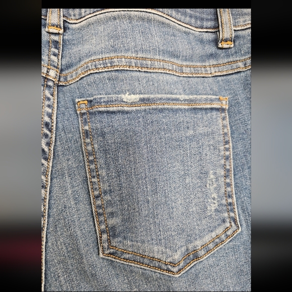 NWT Spanx Straight Leg PETITE SMALL Straight Leg Pull-on Jeans - Picture 6 of 9